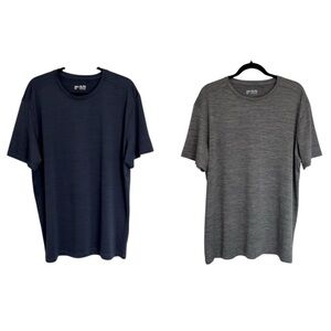 Anko Active Sport T-Shirts -2 Pack Navy, Grey Size XL